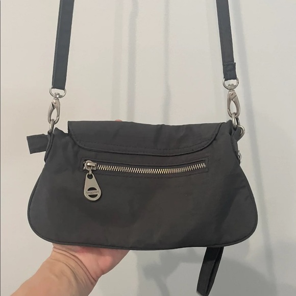 Baggalini Gray Nylon Crossbody Bag - Picture 2 of 8